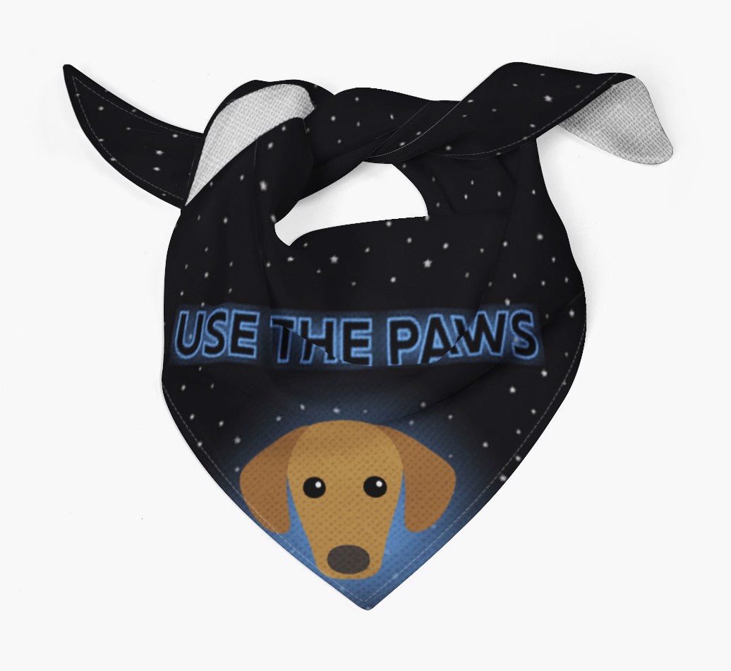 Use The Paws: Personalized {breedFullName} Bandana