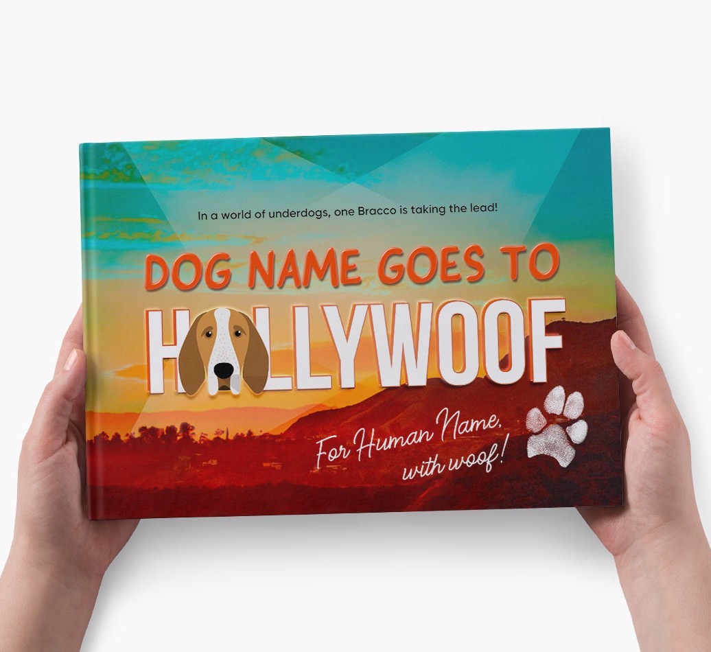 Personalised Book: {dogsName} Goes to Hollywoof