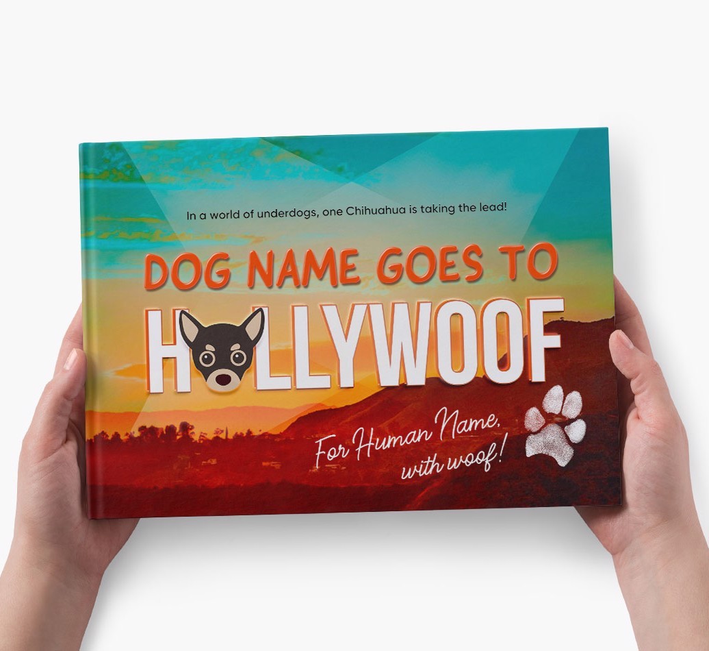 Personalised Book: {dogsName} Goes to Hollywoof