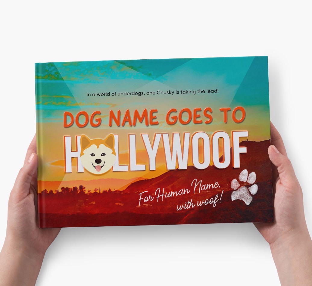 Personalised Book: {dogsName} Goes to Hollywoof