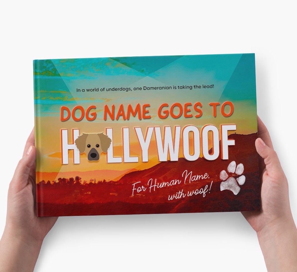 Personalised Book: {dogsName} Goes to Hollywoof