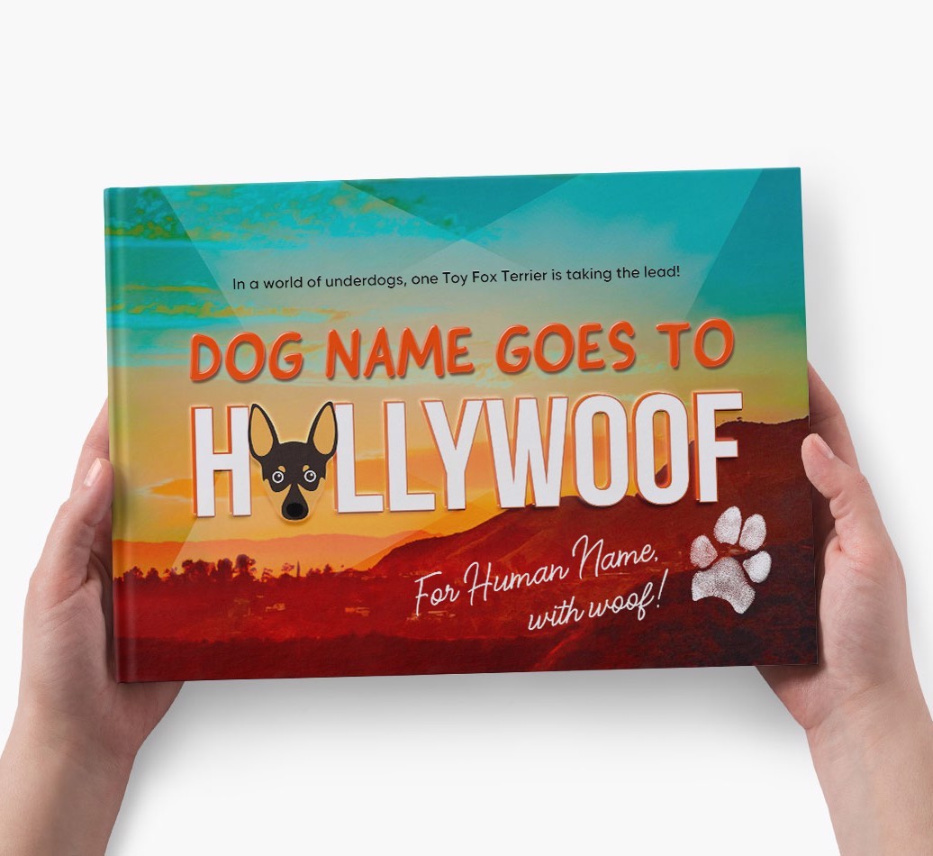 Personalised Book: {dogsName} Goes to Hollywoof