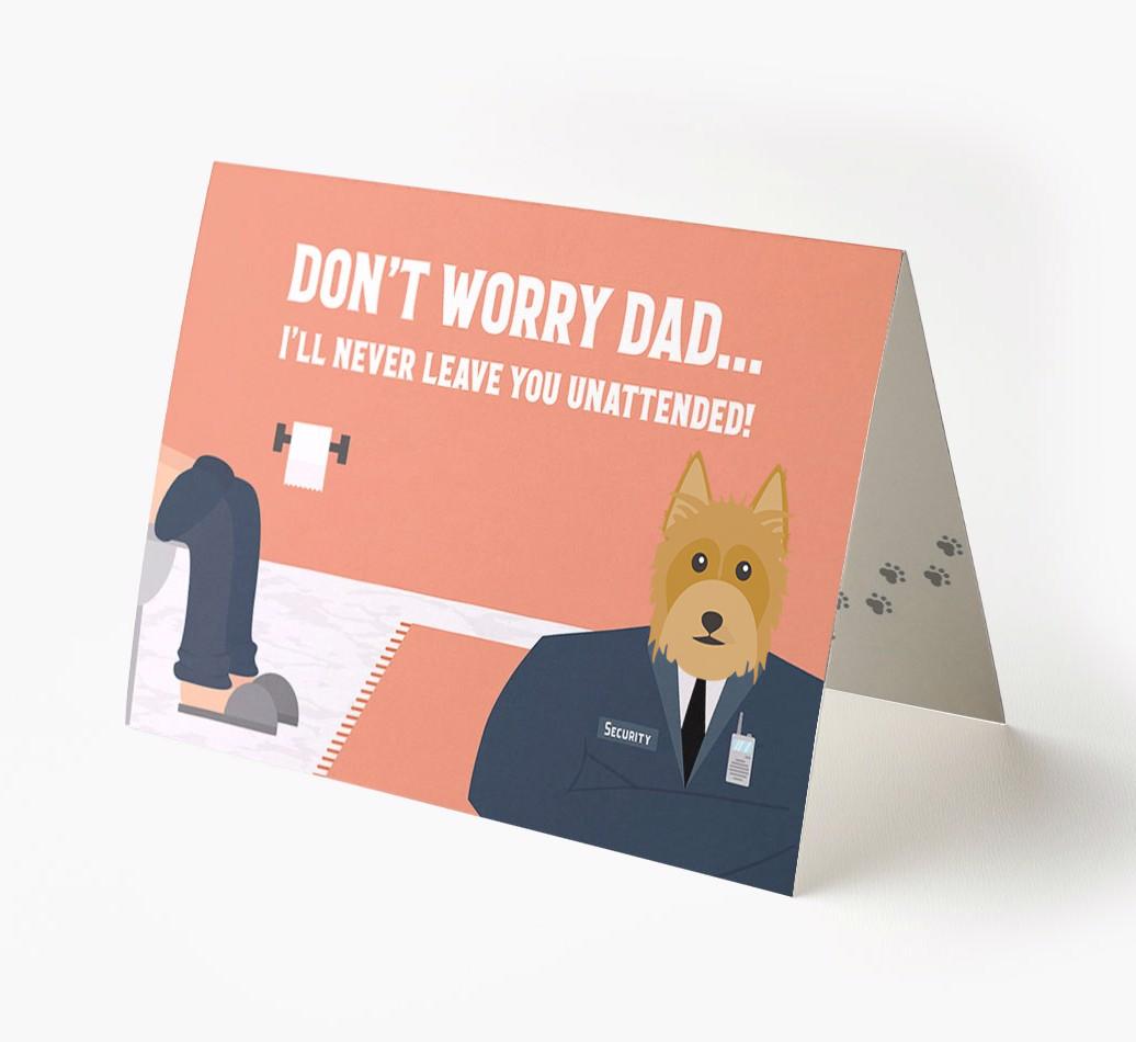 I'll Never Leave You Unattended: Personalised {breedFullName} Card