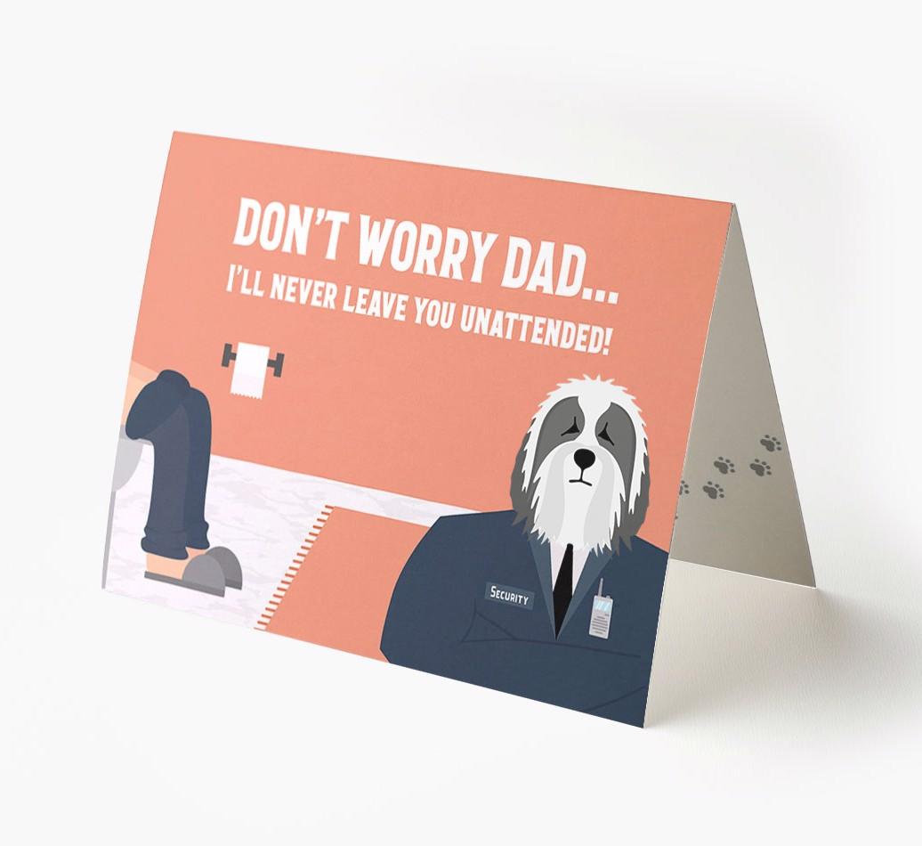 I'll Never Leave You Unattended: Personalised {breedFullName} Card