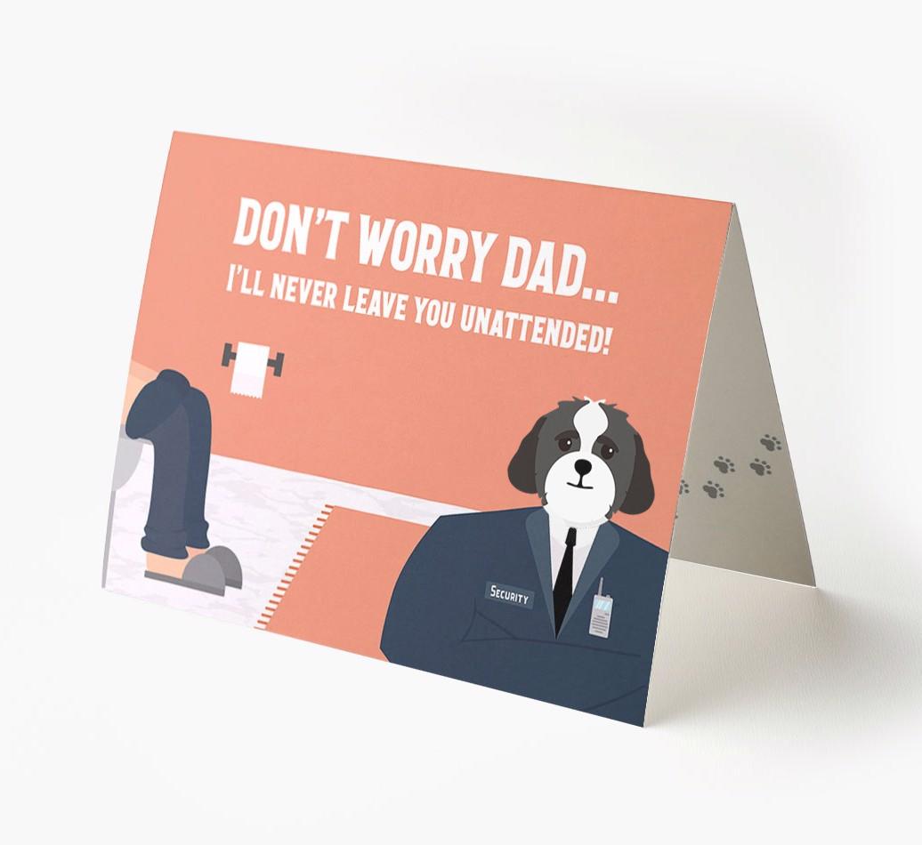 I'll Never Leave You Unattended: Personalised {breedFullName} Card