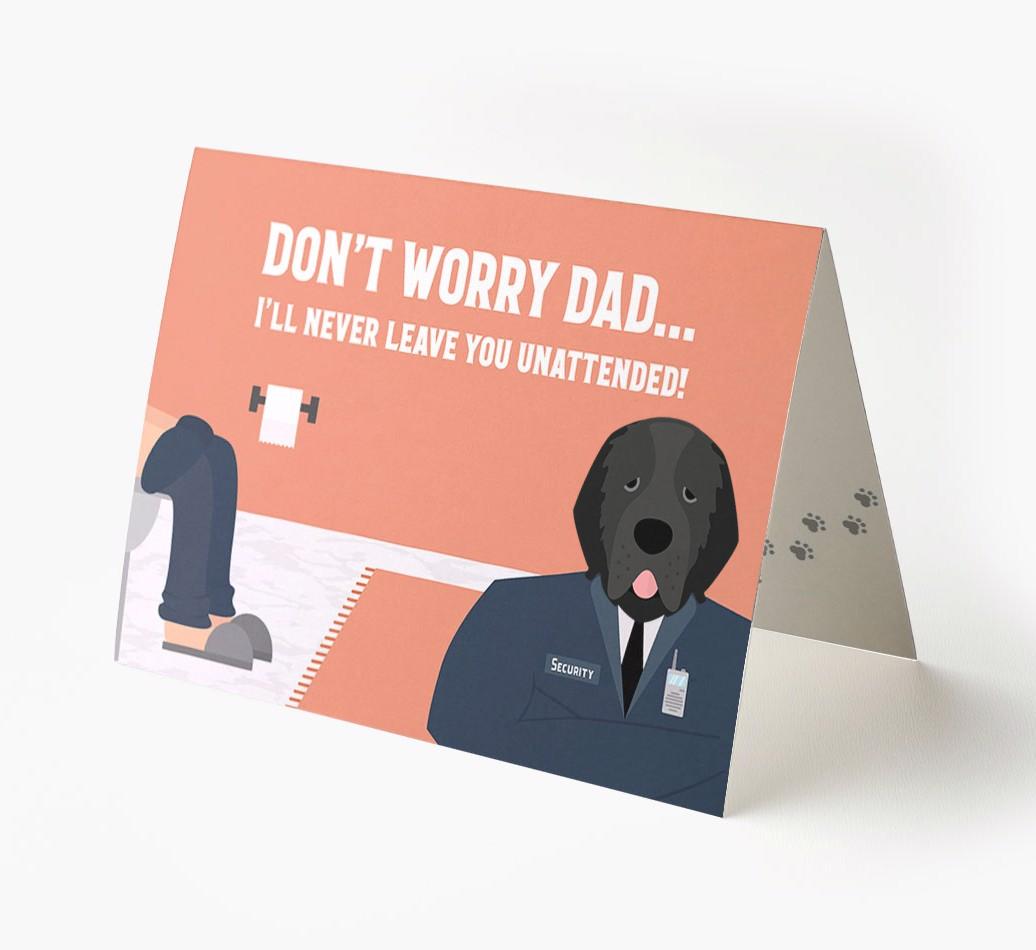 I'll Never Leave You Unattended: Personalised {breedFullName} Card