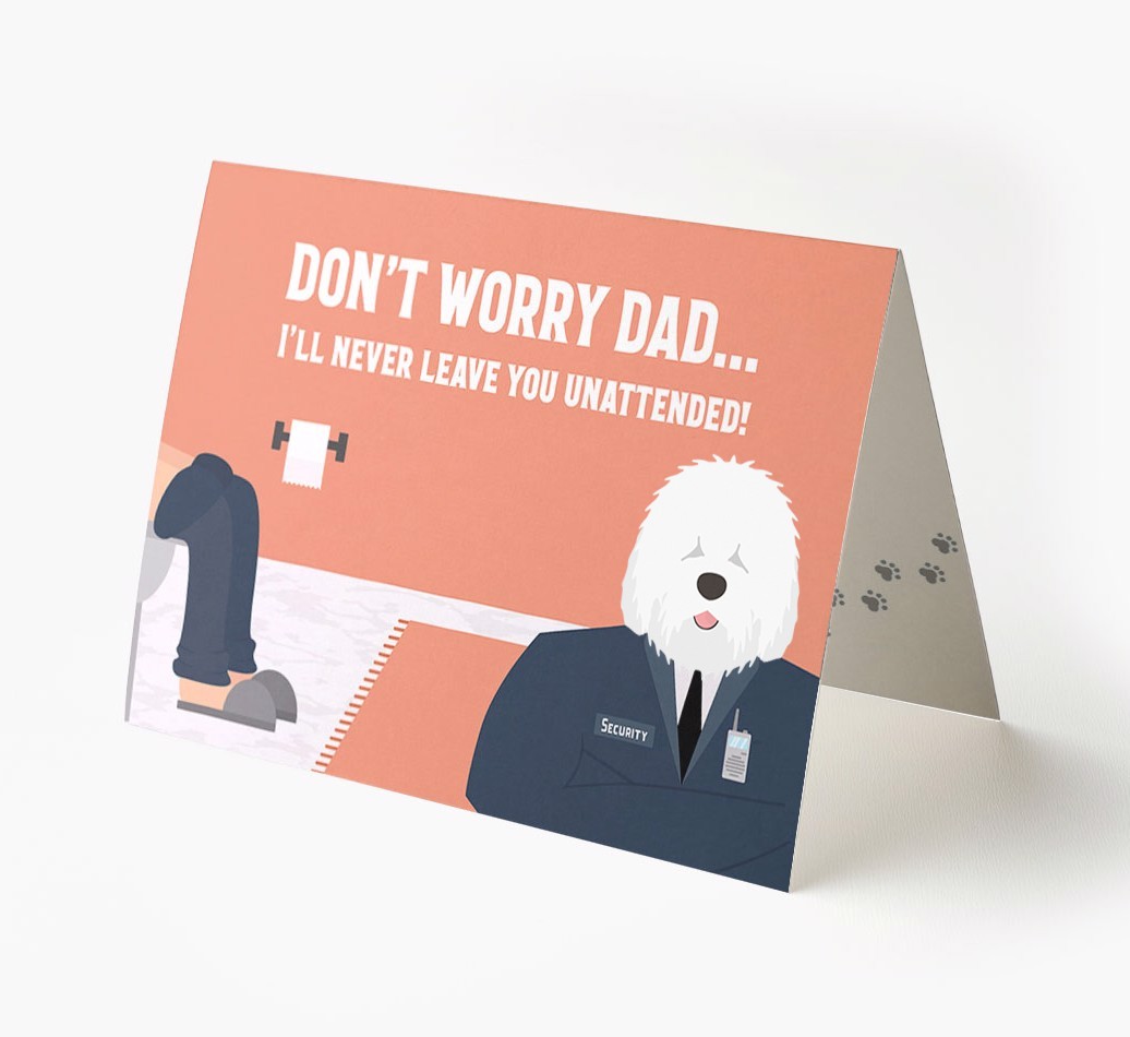 I'll Never Leave You Unattended: Personalised {breedFullName} Card