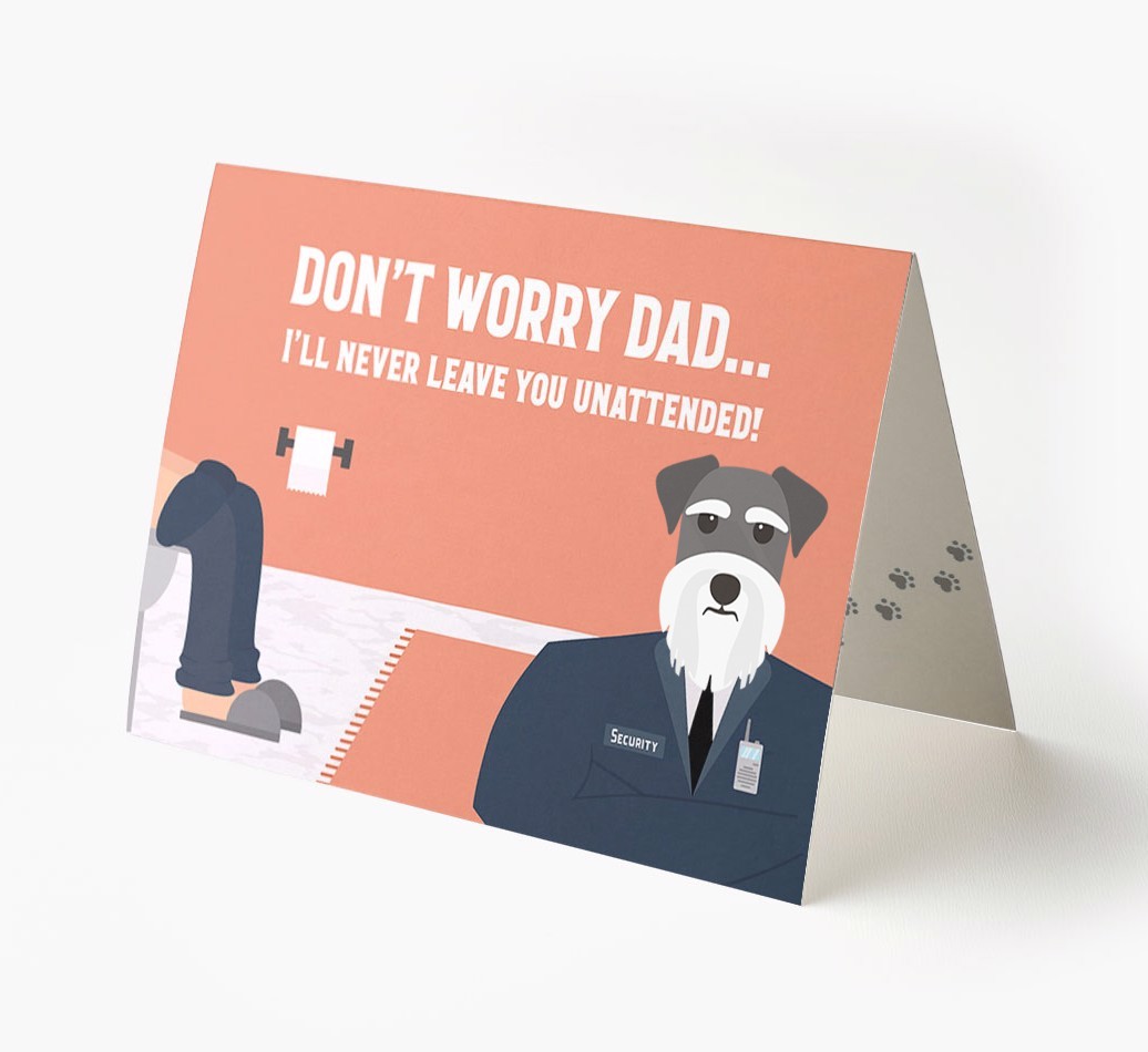 I'll Never Leave You Unattended: Personalised {breedFullName} Card