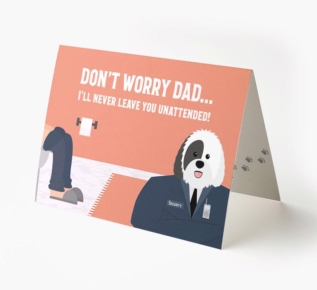 I'll Never Leave You Unattended: Personalised {breedFullName} Card