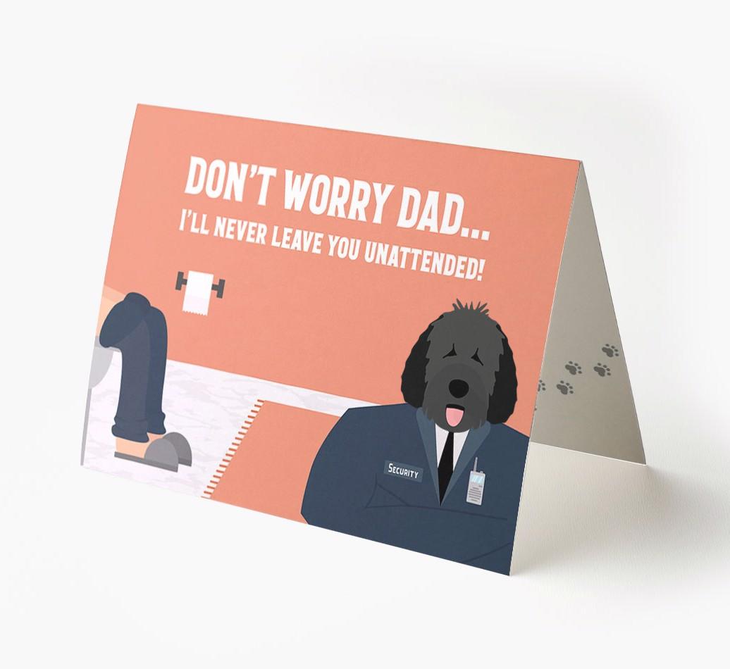 I'll Never Leave You Unattended: Personalised {breedFullName} Card