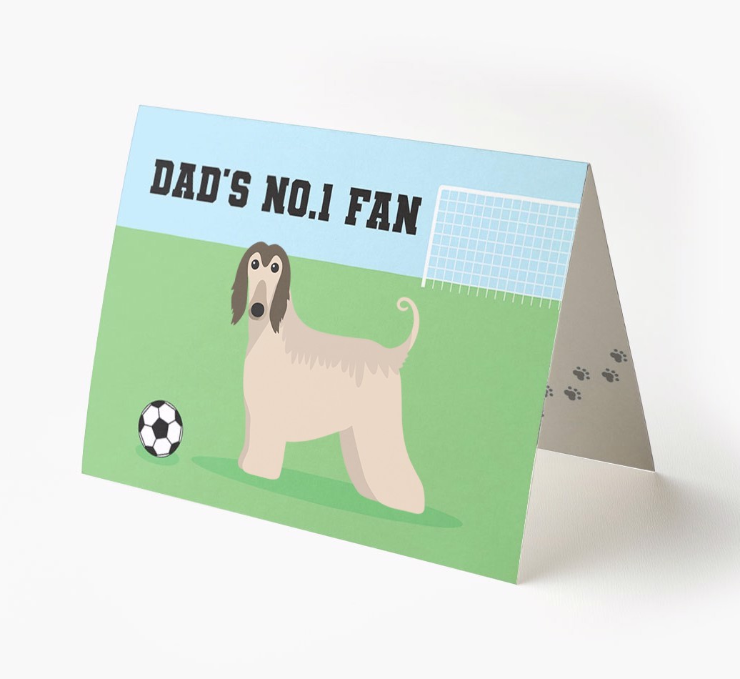 No.1 Fan - Football: Personalised {breedFullName} Card
