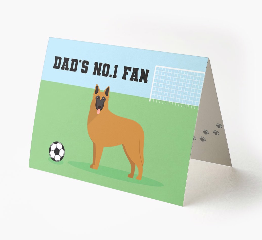 No.1 Fan - Football: Personalised {breedFullName} Card
