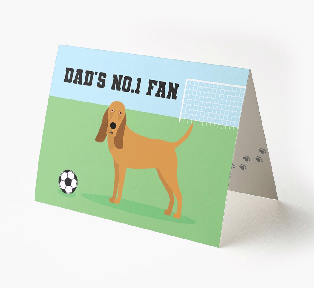 No.1 Fan - Football: Personalised {breedFullName} Card