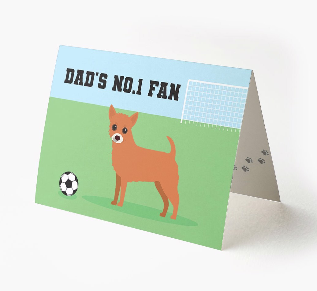 No.1 Fan - Football: Personalised {breedFullName} Card