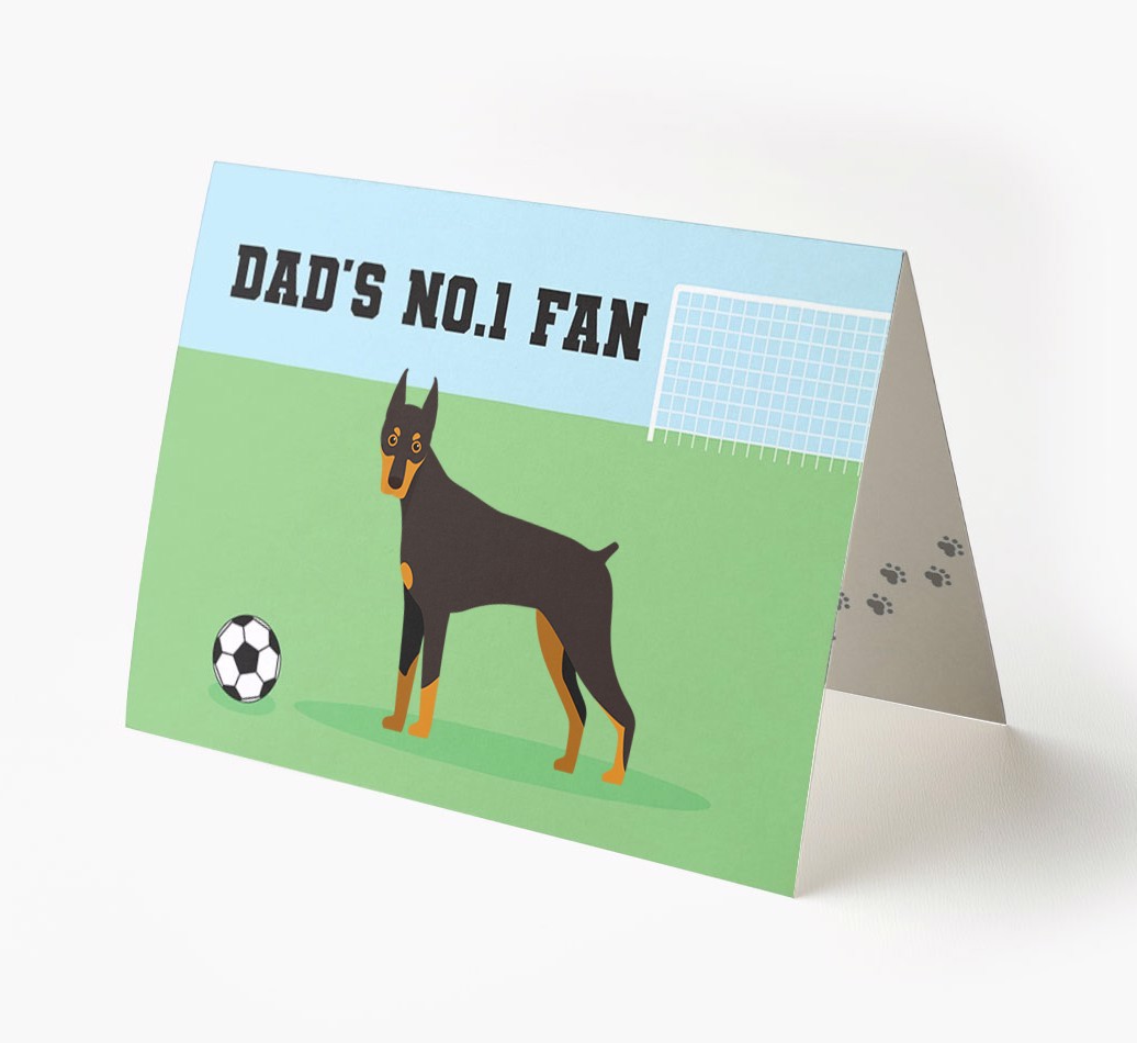 No.1 Fan - Football: Personalised {breedFullName} Card