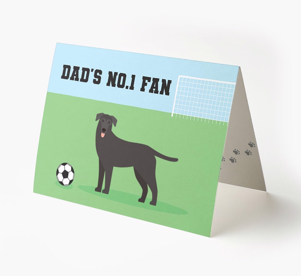 No.1 Fan - Football: Personalised {breedFullName} Card