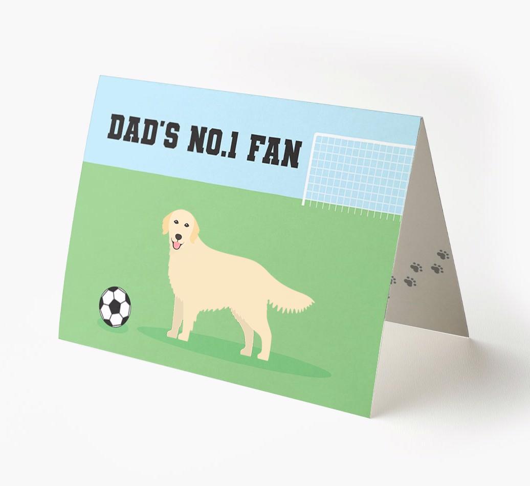 No.1 Fan - Football: Personalised {breedFullName} Card