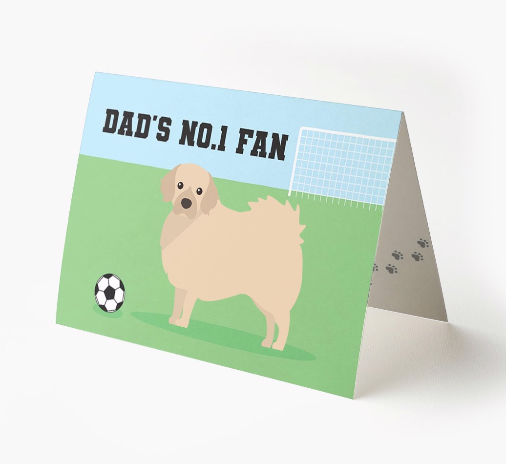 No.1 Fan - Football: Personalised {breedFullName} Card