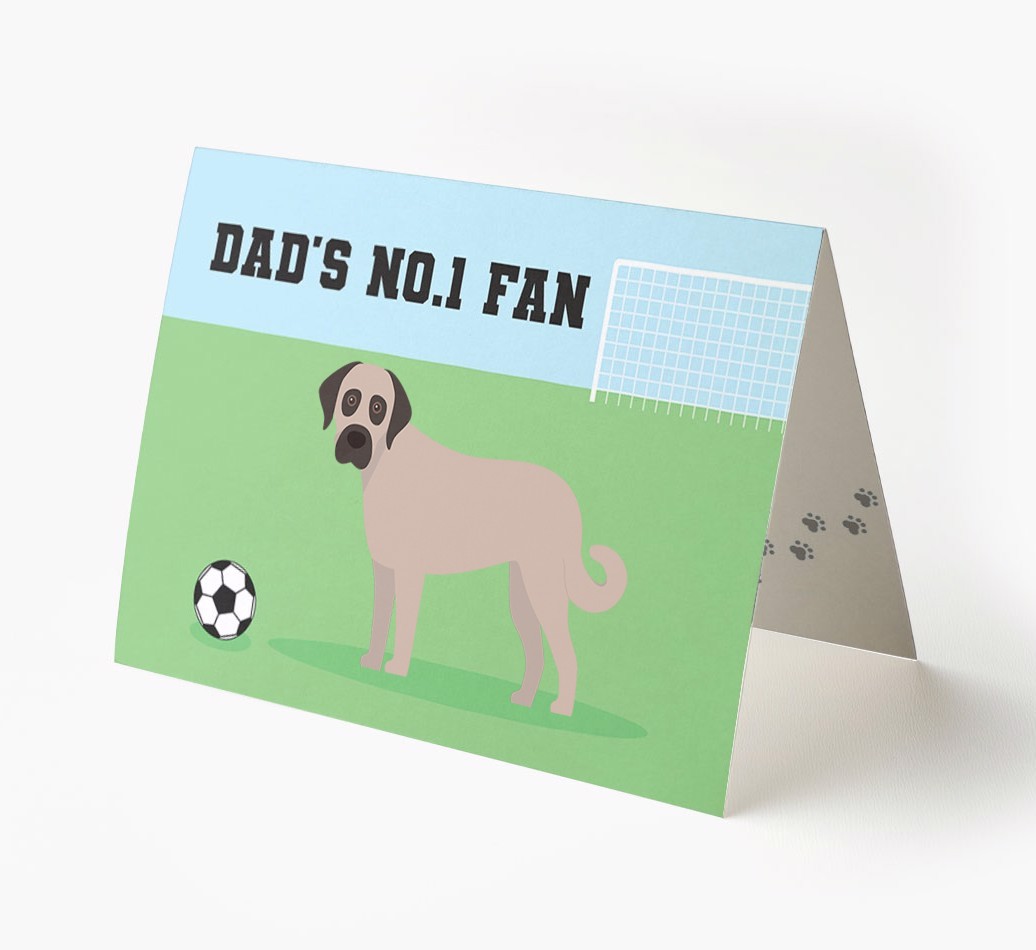 No.1 Fan - Football: Personalised {breedFullName} Card