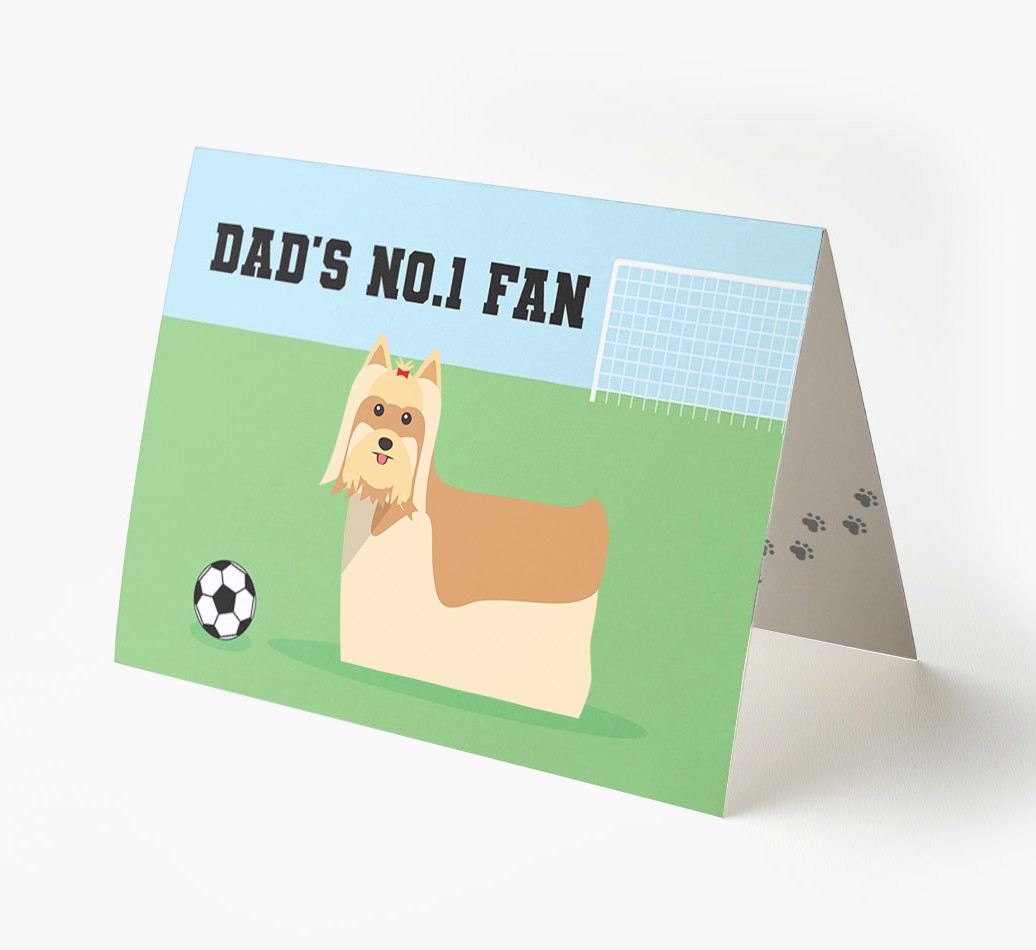 No.1 Fan - Football: Personalised {breedFullName} Card