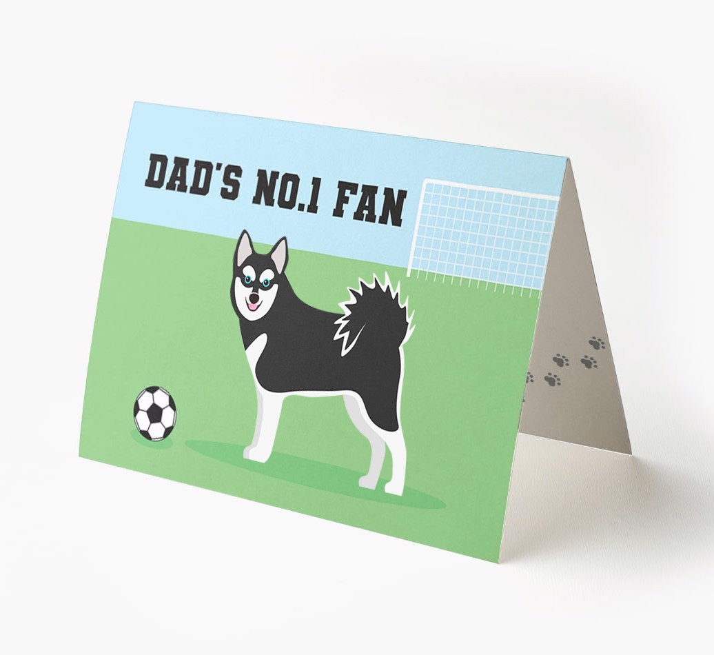 No.1 Fan - Football: Personalised {breedFullName} Card