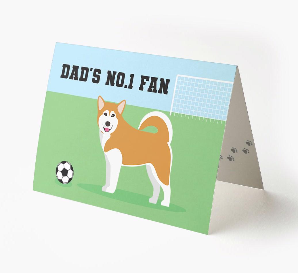 No.1 Fan - Football: Personalised {breedFullName} Card
