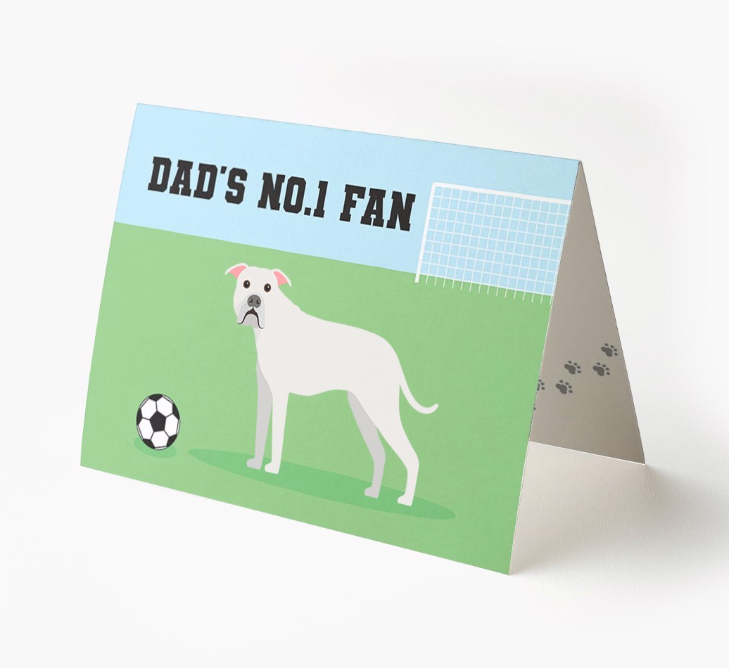 No.1 Fan - Football: Personalised {breedFullName} Card