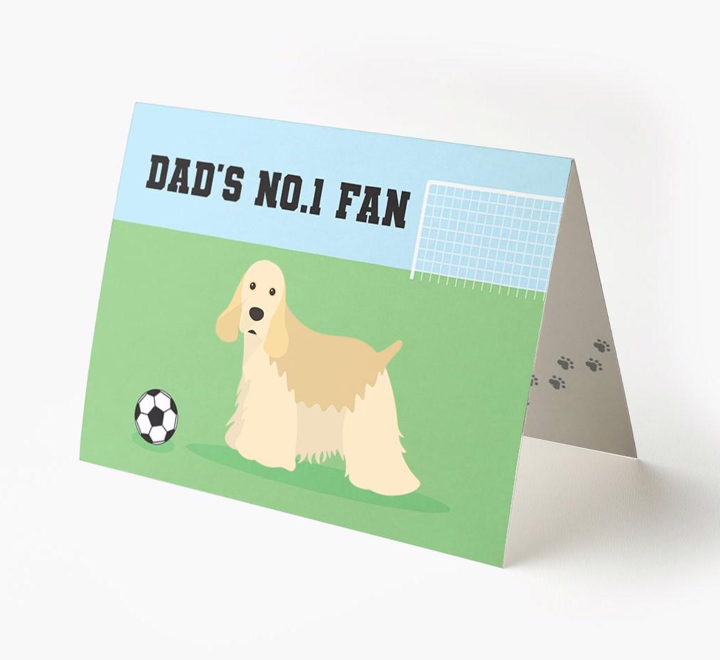 No.1 Fan - Football: Personalised {breedFullName} Card