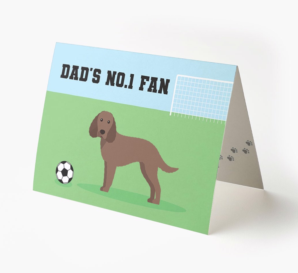 No.1 Fan - Football: Personalised {breedFullName} Card