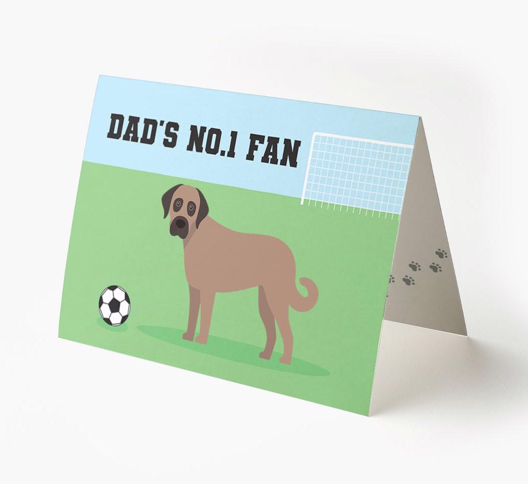 No.1 Fan - Football: Personalised {breedFullName} Card