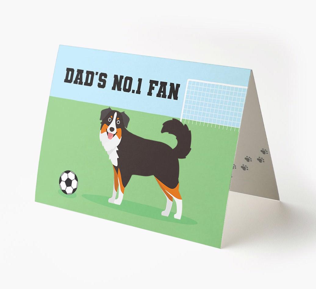 No.1 Fan - Football: Personalised {breedFullName} Card