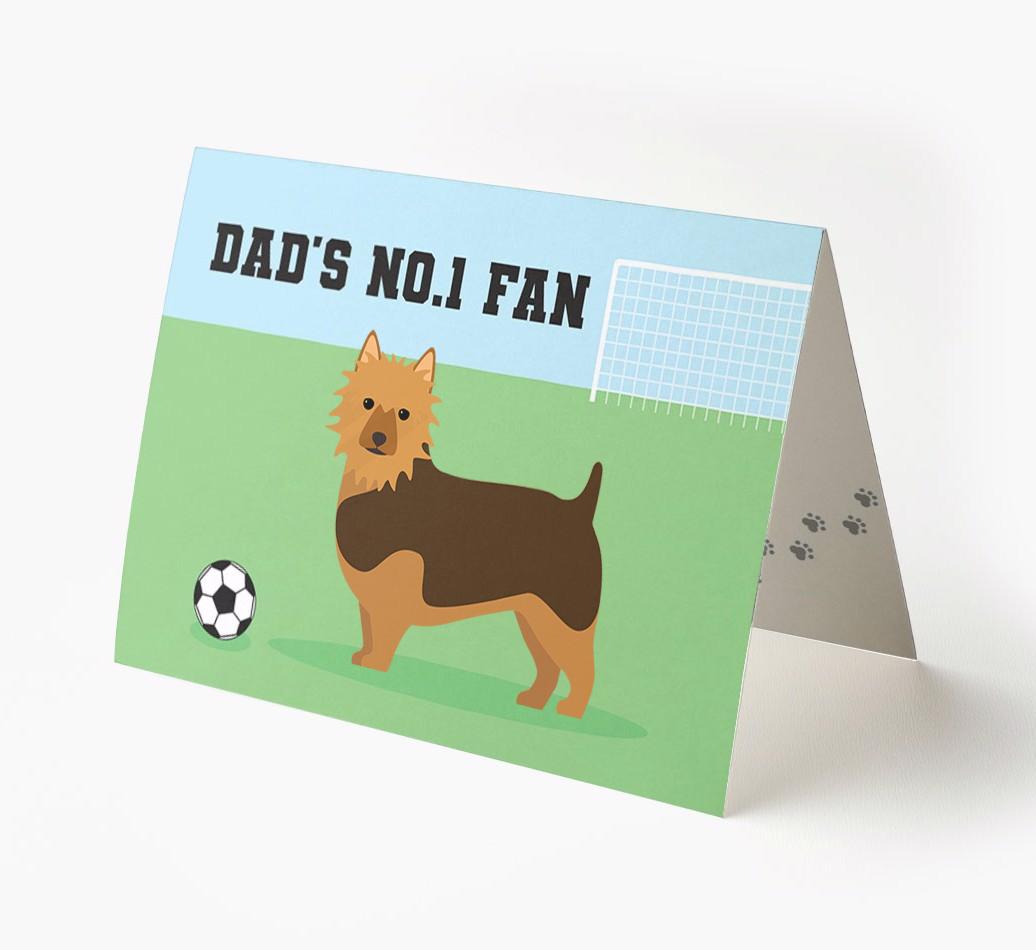 No.1 Fan - Football: Personalised {breedFullName} Card