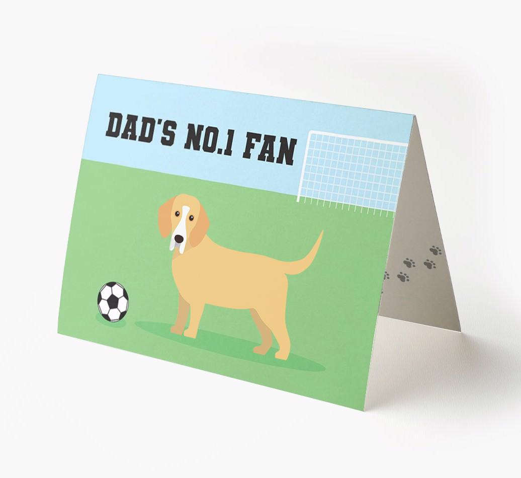 No.1 Fan - Football: Personalised {breedFullName} Card