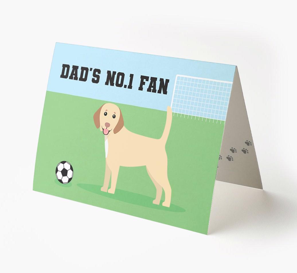 No.1 Fan - Football: Personalised {breedFullName} Card
