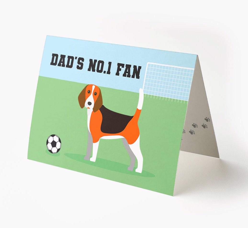 No.1 Fan - Football: Personalised {breedFullName} Card