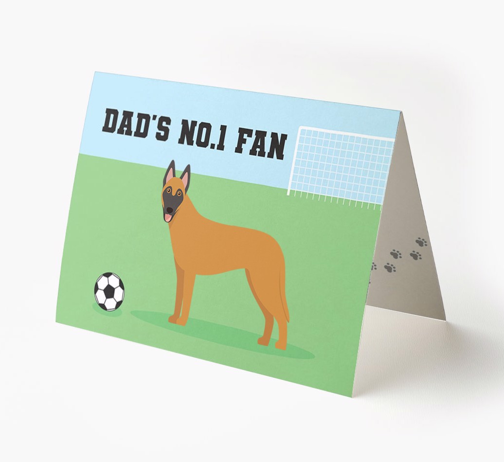 No.1 Fan - Football: Personalised {breedFullName} Card