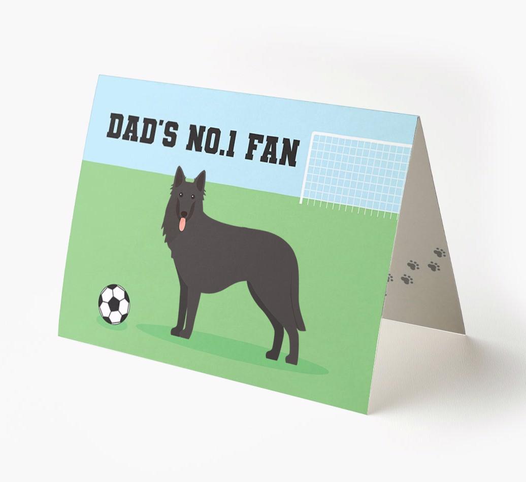 No.1 Fan - Football: Personalised {breedFullName} Card