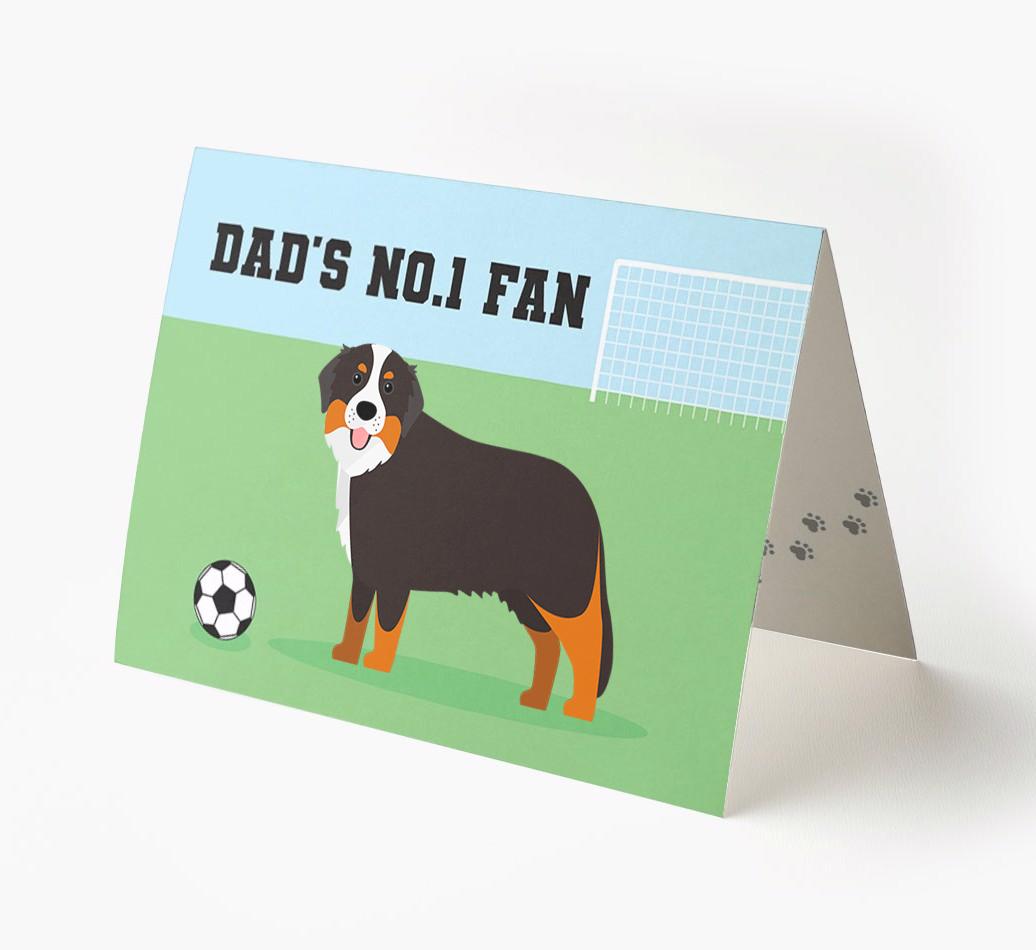 No.1 Fan - Football: Personalised {breedFullName} Card