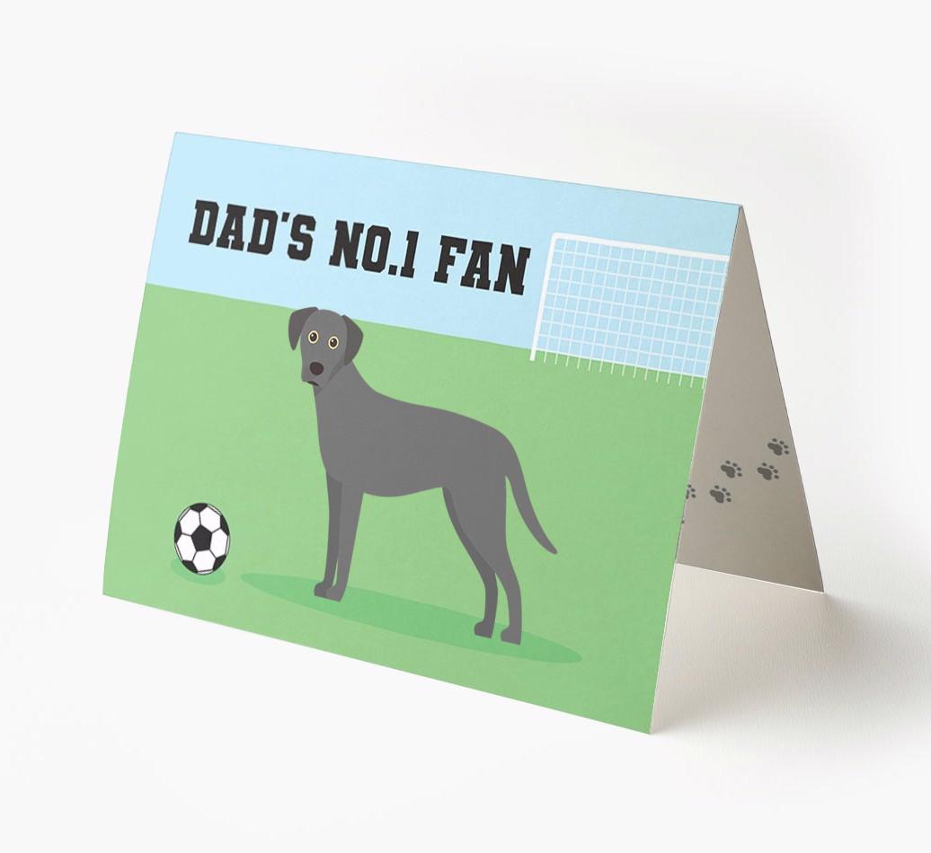 No.1 Fan - Football: Personalised {breedFullName} Card