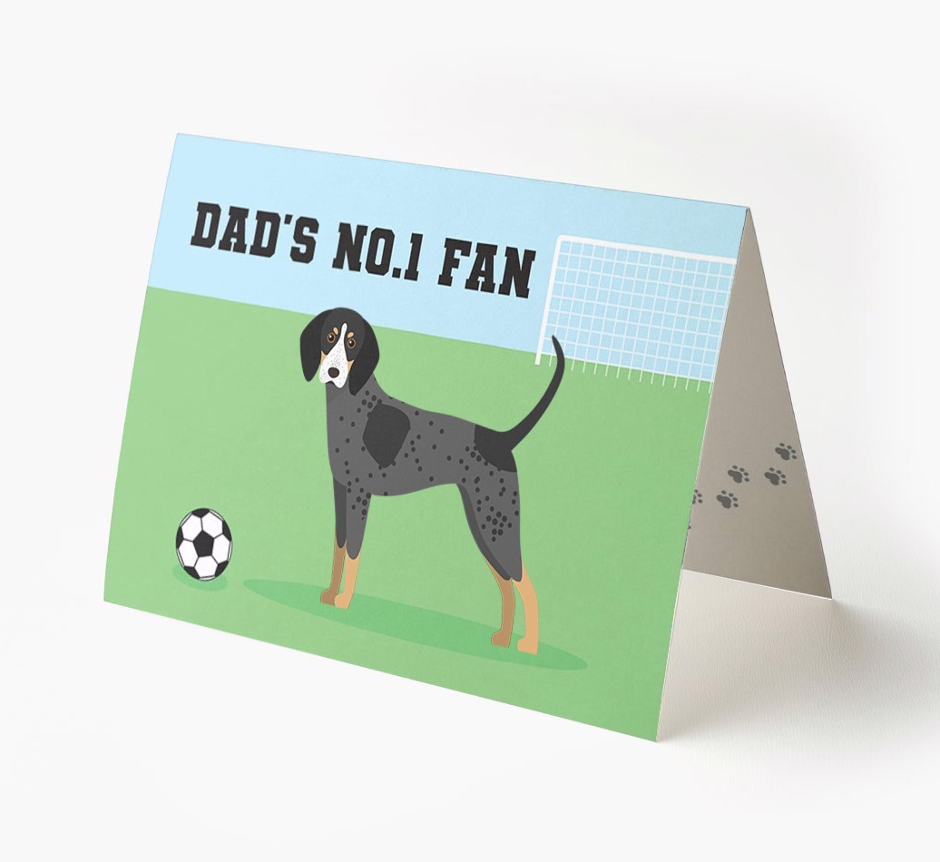 No.1 Fan - Football: Personalised {breedFullName} Card