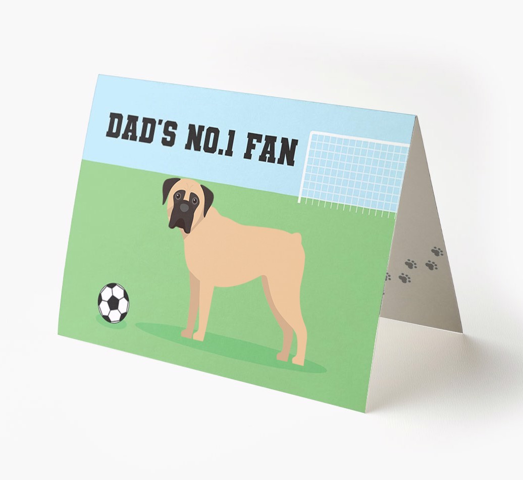 No.1 Fan - Football: Personalised {breedFullName} Card