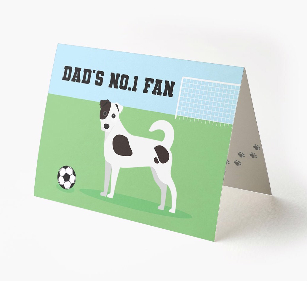 No.1 Fan - Football: Personalised {breedFullName} Card