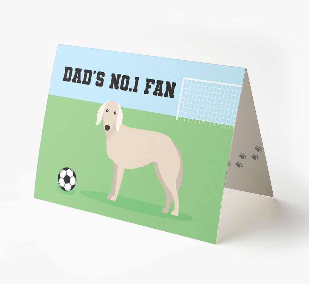 No.1 Fan - Football: Personalised {breedFullName} Card