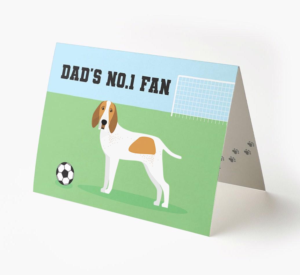 No.1 Fan - Football: Personalised {breedFullName} Card