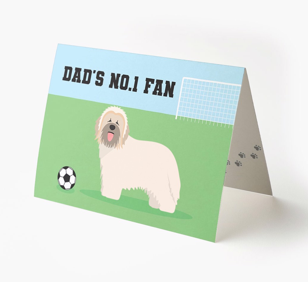 No.1 Fan - Football: Personalised {breedFullName} Card