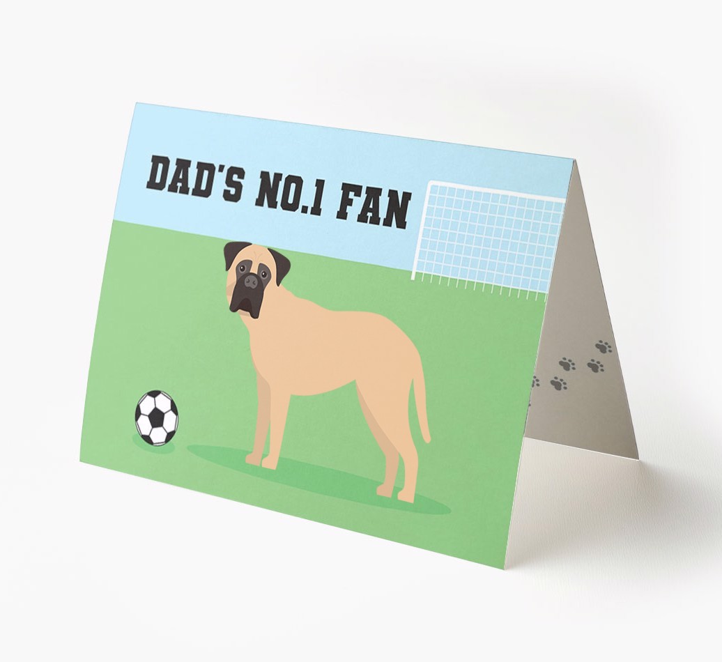 No.1 Fan - Football: Personalised {breedFullName} Card