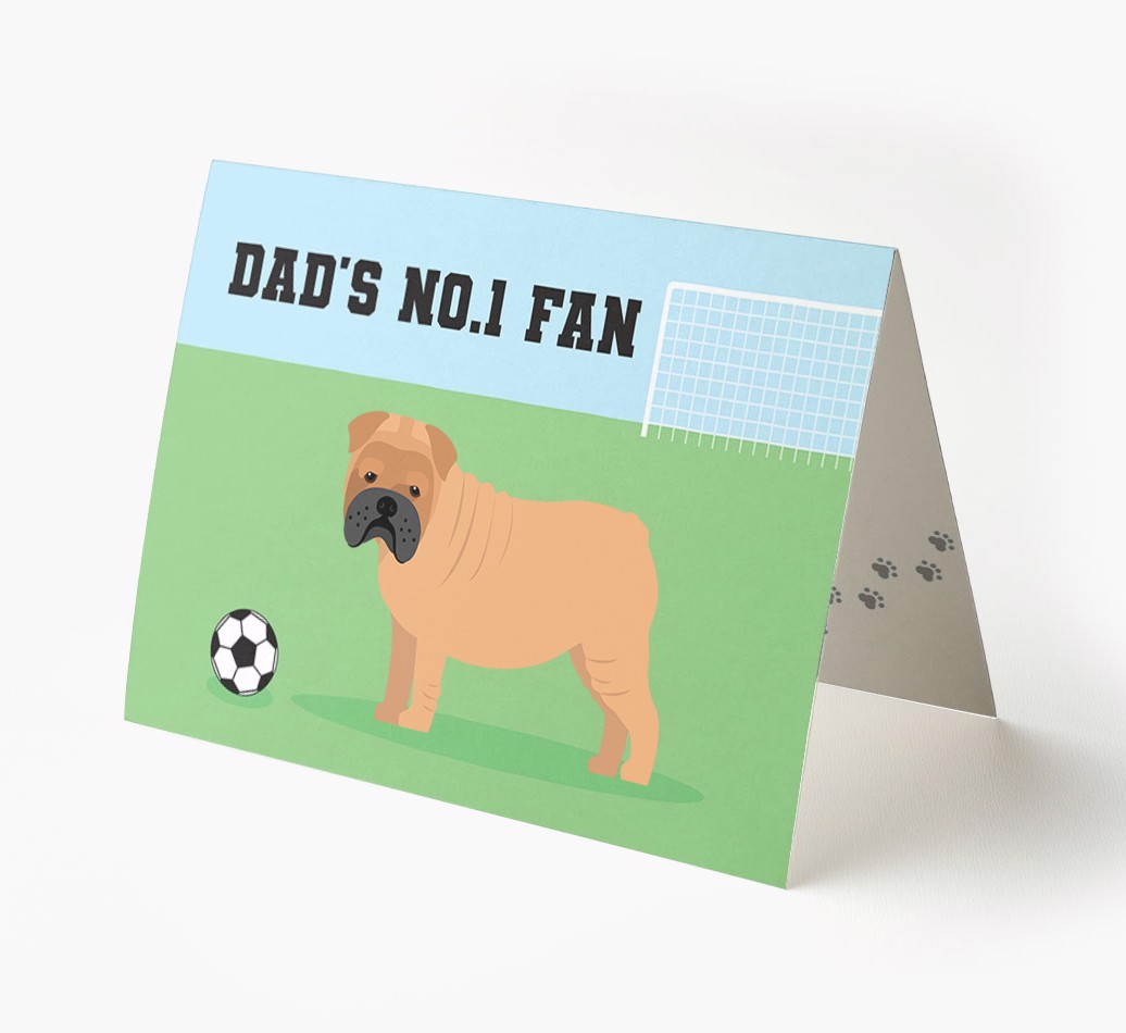 No.1 Fan - Football: Personalised {breedFullName} Card