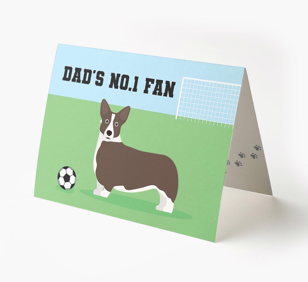 No.1 Fan - Football: Personalised {breedFullName} Card