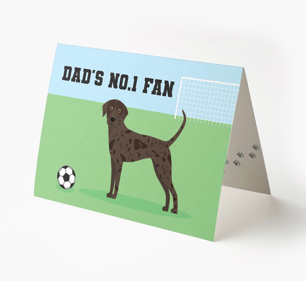 No.1 Fan - Football: Personalised {breedFullName} Card