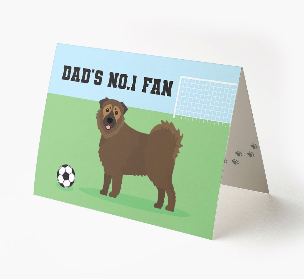 No.1 Fan - Football: Personalised {breedFullName} Card